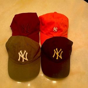 **SOLD** (4) New York Yankees Dad Hats